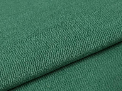 平和屋着物▽上質な色無地 単衣 お召縮緬 花緑青色 正絹 逸品 CAAT9214dy