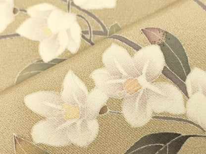 平和屋着物●訪問着 友禅 作家物 枝花文 正絹 逸品 CAAT9286dy