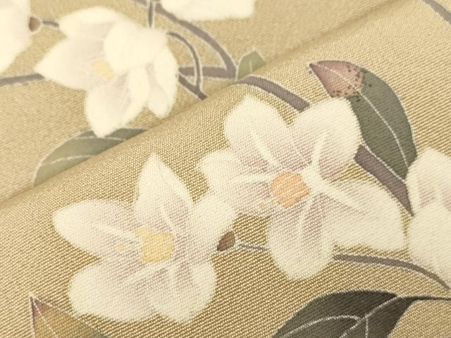 平和屋着物●訪問着 友禅 作家物 枝花文 正絹 逸品 CAAT9286dy
