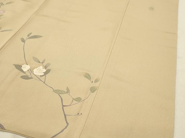 平和屋着物●訪問着 友禅 作家物 枝花文 正絹 逸品 CAAT9286dy