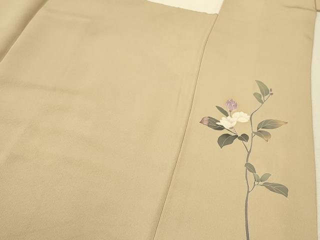 平和屋着物●訪問着 友禅 作家物 枝花文 正絹 逸品 CAAT9286dy
