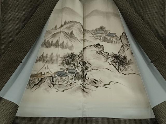 平和屋着物●男性 本場大島紬 アンサンブル 100亀甲 総詰め 正絹 逸品 CAAT9294dy