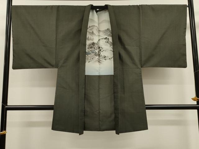 平和屋着物●男性 本場大島紬 アンサンブル 100亀甲 総詰め 正絹 逸品 CAAT9294dy