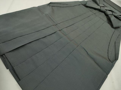 平和屋着物●男性　馬乗り袴　仙台平　縞　正絹　逸品　CAAT9299dy