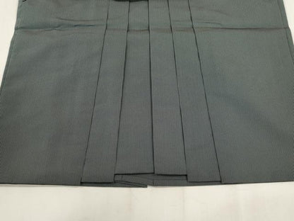 平和屋着物●男性　馬乗り袴　仙台平　縞　正絹　逸品　CAAT9299dy