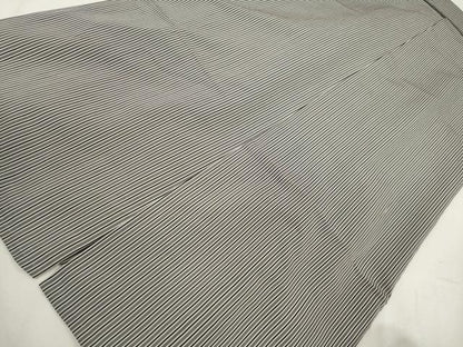平和屋着物●男性　馬乗り袴　縞　正絹　逸品　CAAT9300dy
