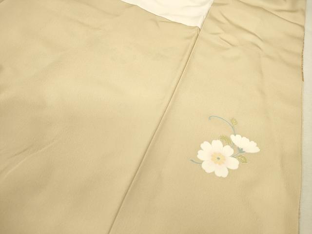 平和屋着物●訪問着 作家物 駒刺繍 草花文 暈し染め 金彩 正絹 逸品 CAAT9304dy