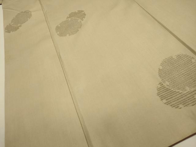 平和屋着物●結城紬 100亀甲 飛び亀甲柄 雪輪重ね文 正絹 逸品 CAAT9305dy