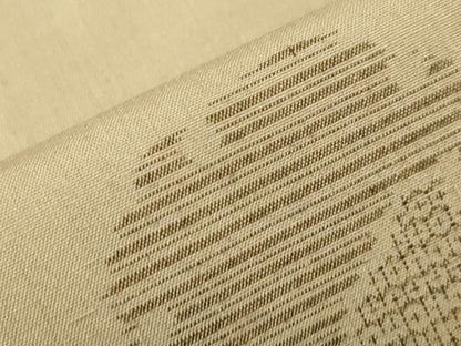 平和屋着物●結城紬　100亀甲　飛び亀甲柄　雪輪重ね文　正絹　逸品　CAAT9305dy