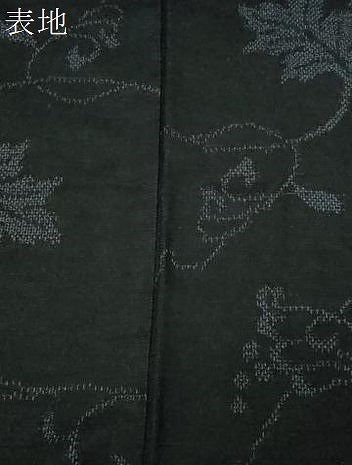 平和屋着物●上質な紬 葡萄蔦の葉文 正絹 逸品 未使用 CAAT9311dy