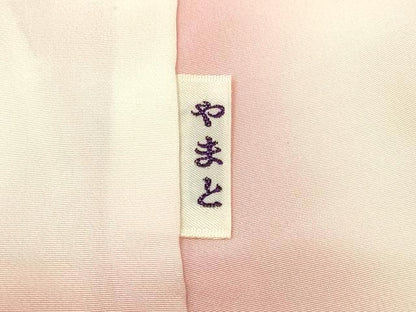 平和屋着物●上質な紬　草花文　やまと誂製　正絹　逸品　CAAT9321dy