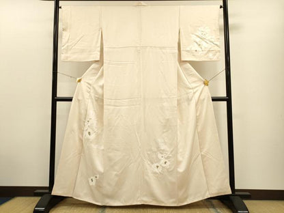 平和屋着物●訪問着 草花文 金銀彩 正絹 逸品 CAAT9324dy