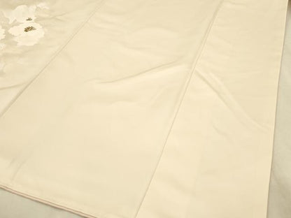 平和屋着物●訪問着 草花文 金銀彩 正絹 逸品 CAAT9324dy