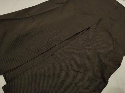 平和屋着物●男性　馬乗り袴　縞　正絹　逸品　CABB4071yc