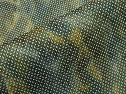 平和屋着物▽訪問着 単衣 十字絣 墨流し文様 正絹 逸品 CAAT9391dy