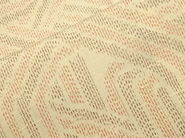 平和屋着物▽結城紬 単衣 吉祥文 鈴乃屋扱い 証紙付き 正絹 逸品 CAAT9396dy