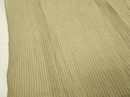 平和屋着物＊夏物 男性 小千谷ちぢみ 縞 麻 逸品 CAAT9444dy