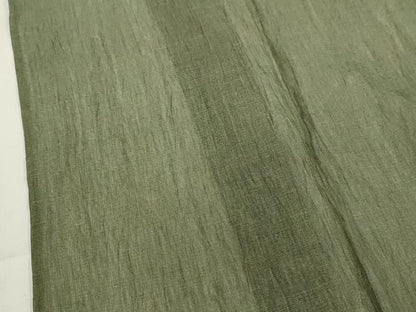 平和屋着物＊夏物 男性 小千谷ちぢみ 霞文 麻 逸品 CAAT9445dy