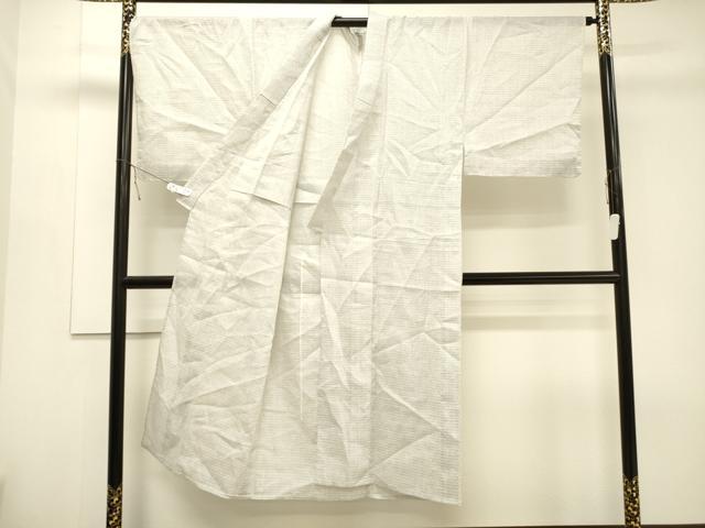 平和屋着物＊夏物　男性　上布　吉祥文　麻　逸品　未使用　CAAT9448dy