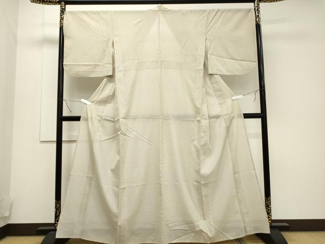 平和屋着物▽本場大島紬 単衣 白大島 9マルキ 正絹 逸品 CAAT9456dy