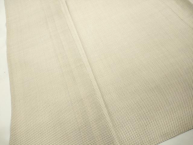 平和屋着物▽本場大島紬 単衣 白大島 9マルキ 正絹 逸品 CAAT9456dy