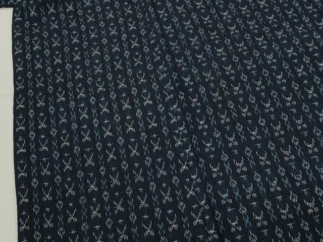 平和屋着物▽小紋 単衣 吉祥間道 CAAT9518dy