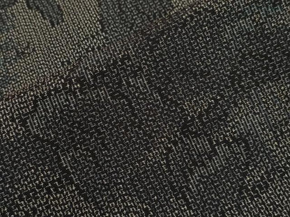 平和屋着物▽上質な紬 単衣 風景文 正絹 逸品 CAAT9519dy