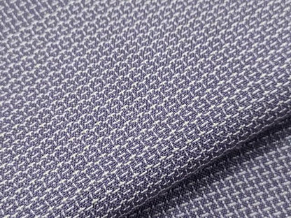 平和屋着物▽上質な紬 単衣 120亀甲 横段文 正絹 逸品 CAAT9524dy