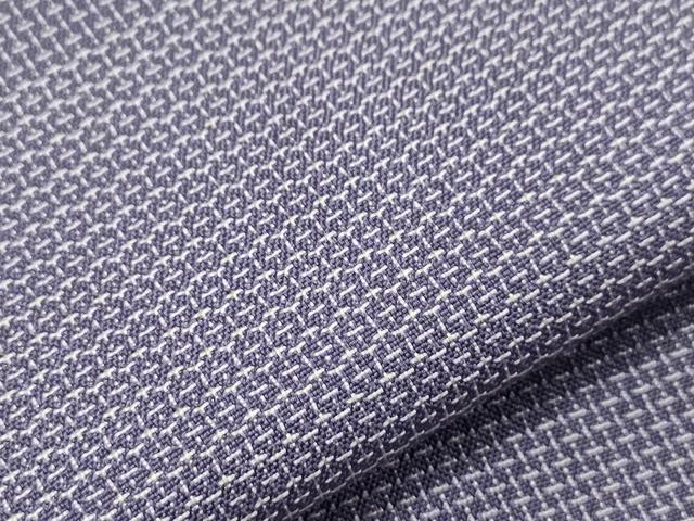 平和屋着物▽上質な紬 単衣 120亀甲 横段文 正絹 逸品 CAAT9524dy