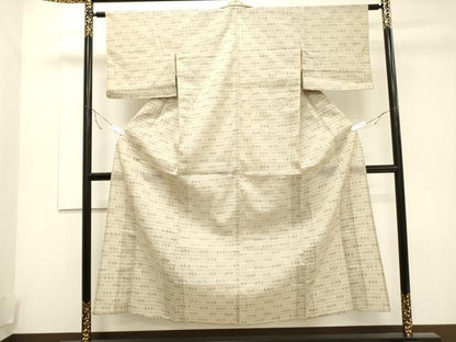 平和屋着物▽小紋 横段吉祥文 CAAT9535dy