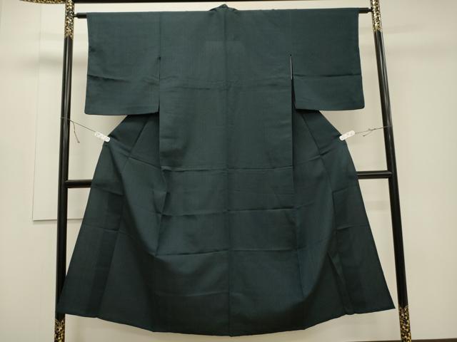 平和屋着物▽上質な紬 色無地 単衣 百入茶色 正絹 逸品 CAAT9540dy