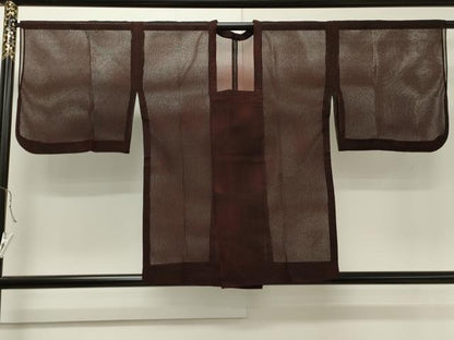 平和屋着物▽道行コート スリーシーズン 春夏秋 塵除け 黒地 正絹 逸品 CAAT9541dy