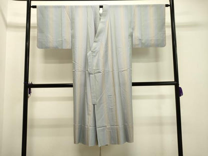 平和屋着物＊夏物 長襦袢 紗 縞 暈し染め 正絹 逸品 CAAT9568dy