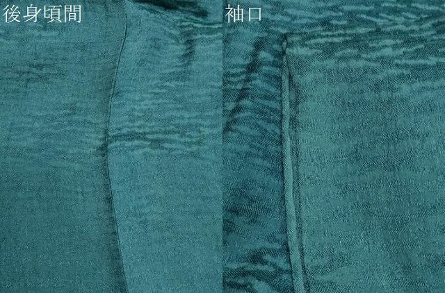 平和屋着物▽上質な小紋 単衣 作家物 絞り 月花美人 正絹 逸品 CAAT9594dy