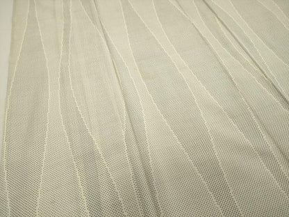 平和屋着物▽本場大島紬　単衣　白大島　立涌文　正絹　逸品　CAAT9655gh