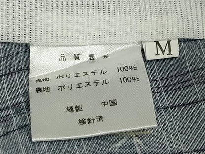 平和屋着物▽小紋 単衣 吉祥丸文 黒地 洗える着物 CAAT9731gh
