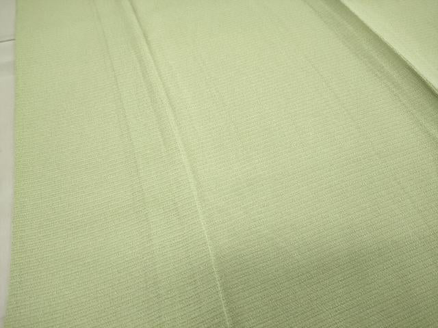 平和屋着物＊夏物 本加賀友禅作家 梶山伸監修 色無地 絽縮緬 夏虫色 正絹 逸品 未使用 CAAT9882gh