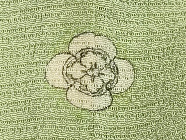 平和屋着物＊夏物 本加賀友禅作家 梶山伸監修 色無地 絽縮緬 夏虫色 正絹 逸品 未使用 CAAT9882gh