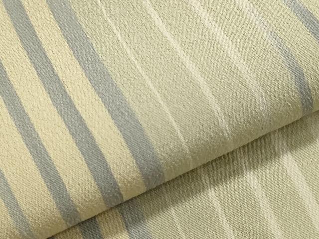 平和屋着物＊夏物 明石ちぢみ 吉祥間道 正絹 逸品 CAAT9955gh