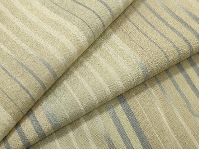 平和屋着物＊夏物 明石ちぢみ 吉祥間道 正絹 逸品 CAAT9955gh