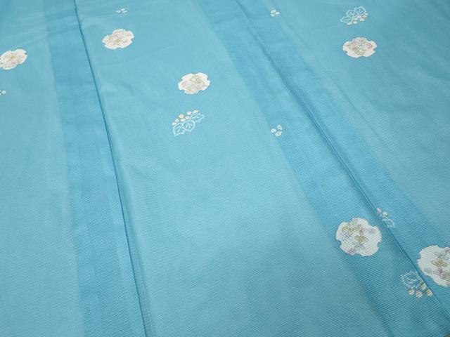 平和屋着物＊夏物 小紋 絽 草花文 洗える着物 CAAU0215ev