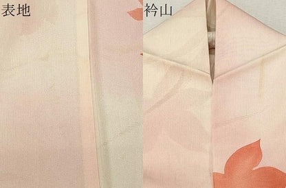 平和屋着物＊夏物 紗紬 草花紋紗正絹 逸品 CAAU0279ev