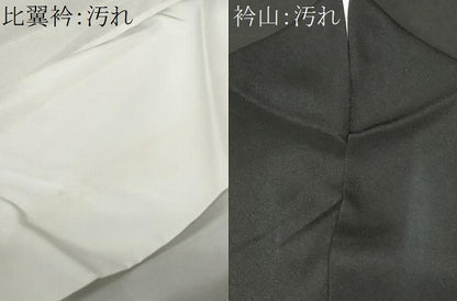 平和屋着物■豪華黒留袖　駒刺繍　人物御所解文　暈し染め　金彩　正絹　逸品　CAAU0680ev