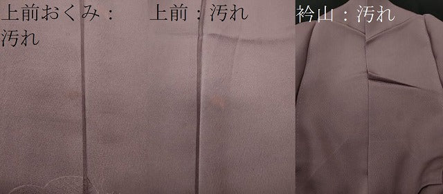 平和屋着物■豪華色留袖　雲取り風景地紋　浅紫色　正絹　逸品　CAAU0852yk