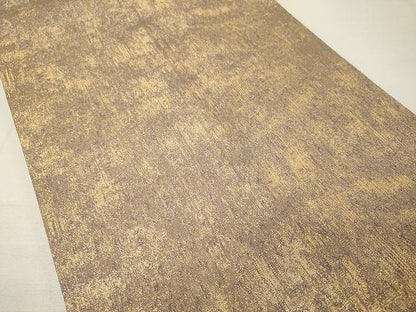 平和屋着物◎全通柄袋帯 霞文 金糸 正絹 逸品 CAAU0975yk