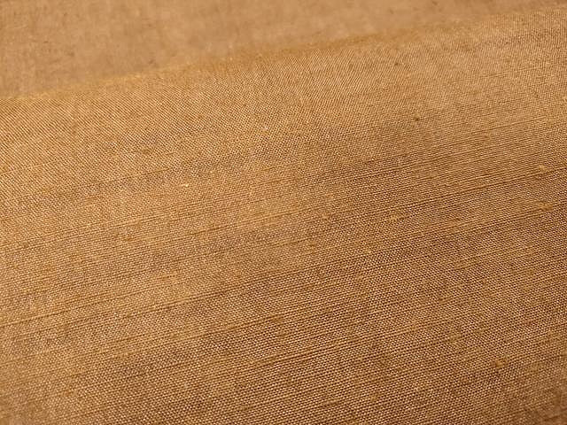 平和屋着物●両面　全通柄袋帯　紬地　杢目絞り　霞文　正絹　逸品　CAAU1118yk