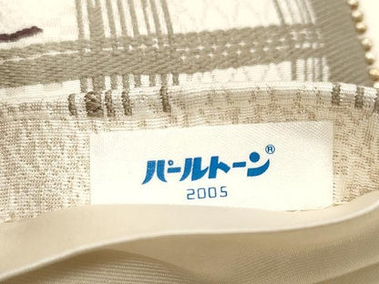 平和屋着物●六通柄袋帯 唐織 枝花文 正絹 逸品 CAAU1188yk