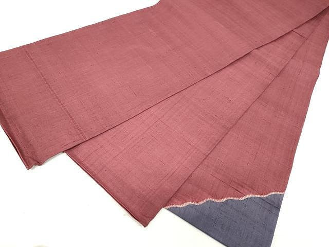 平和屋着物●太鼓柄袋帯 紬地 絞り 霞文 正絹 逸品 CAAU1195yk