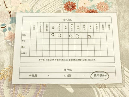 平和屋着物◎六通柄袋帯 唐織 流水花丸文 金銀糸 正絹 逸品 CAAU1307ft