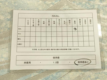 平和屋着物◎六通柄袋帯 霞文 金銀糸 正絹 逸品 CAAU1321ft